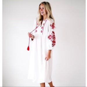 Embroidered Roolee Midi